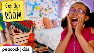 Sisters Get a Groovy Retro Room Makeover! | GET OUT OF MY ROOM