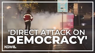 Burned ballot drop boxes under investigation