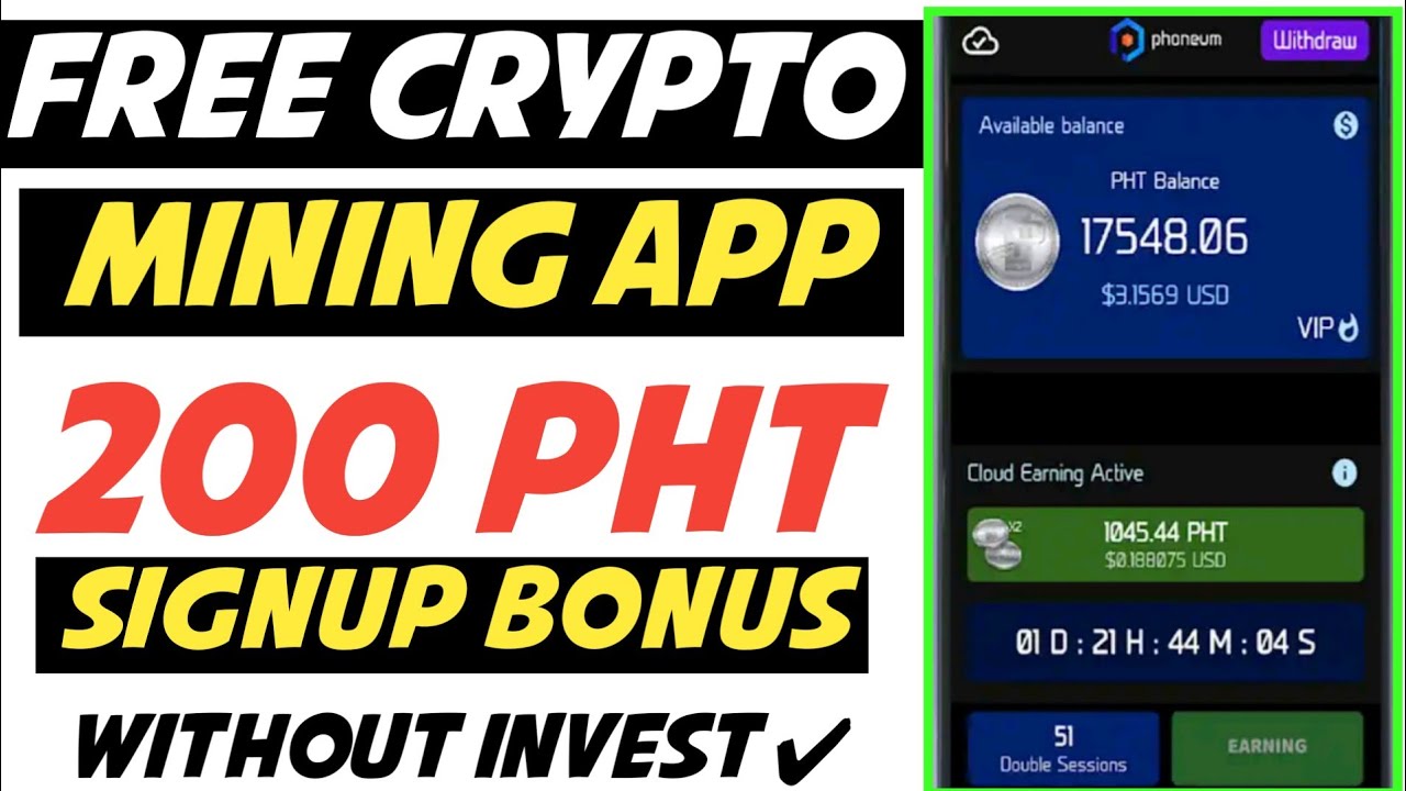 New Free Crypto Mining App 2020 Without Invest | Free Get ...