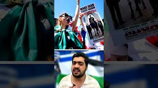 Iran Team Faces Protest as Pre-Revolution Flags Appear In Stadium #fifaworldcup2026 #football #fifa