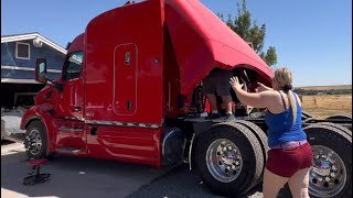 'WE TOOK THE ROOF CAP OFF OF OUR NEW PETERBILT 579' | Real Life Trucking  Episode #344