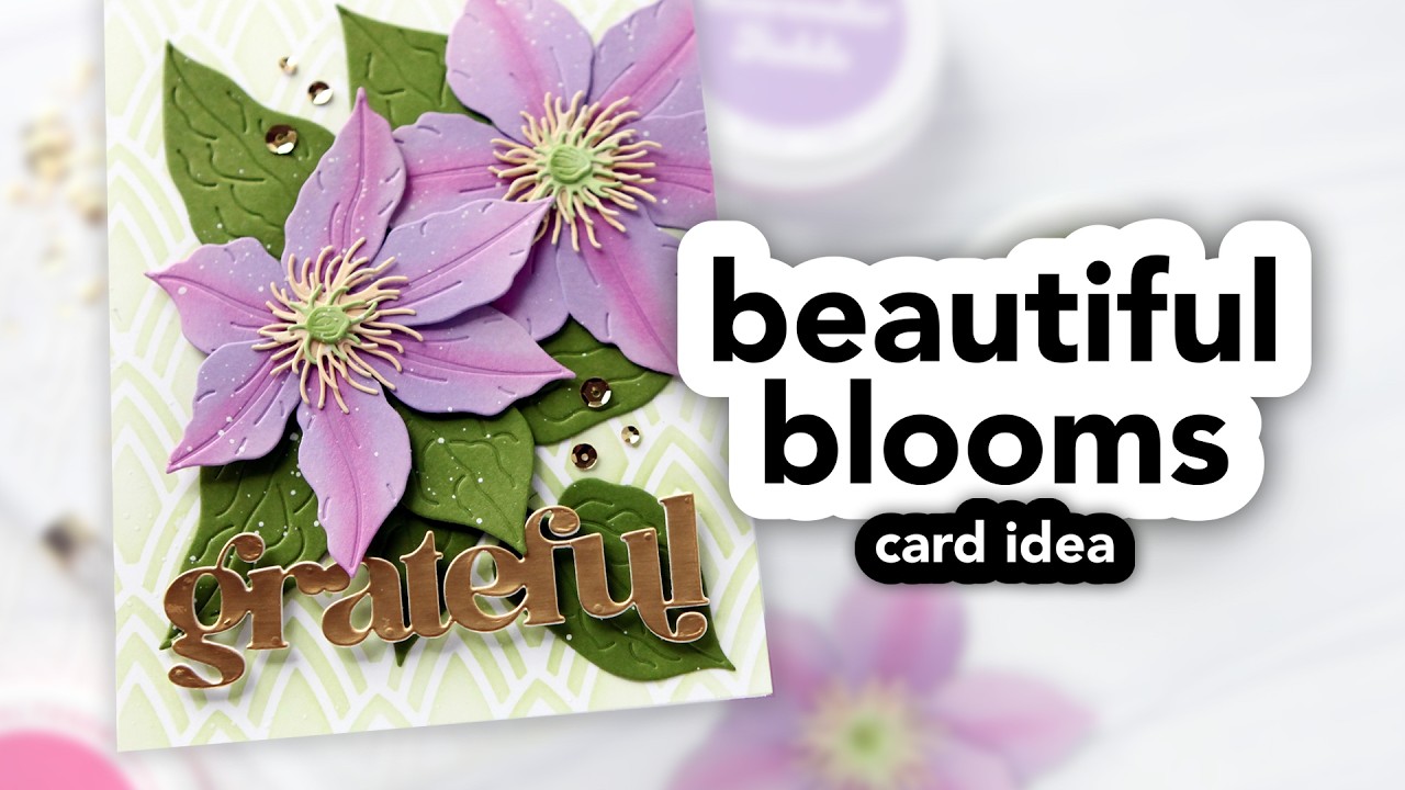 DIY Garden-Inspired Floral Card | Beautiful Handmade Card Design