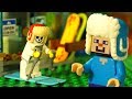 ЗИМА и Лего НУБик Голова КУБИК - LEGO Minecraft Анимация