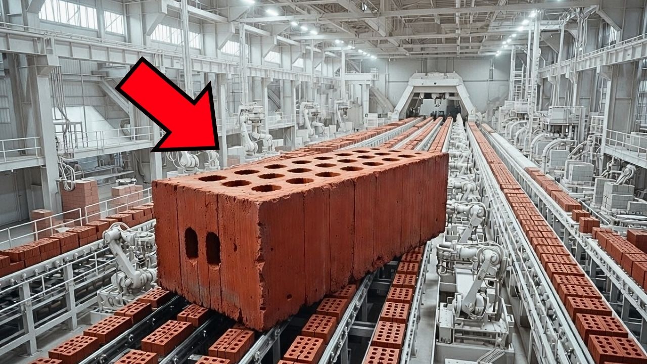 Inside the Largest Automated Brick Factory in Asia (Full Process) - YouTube