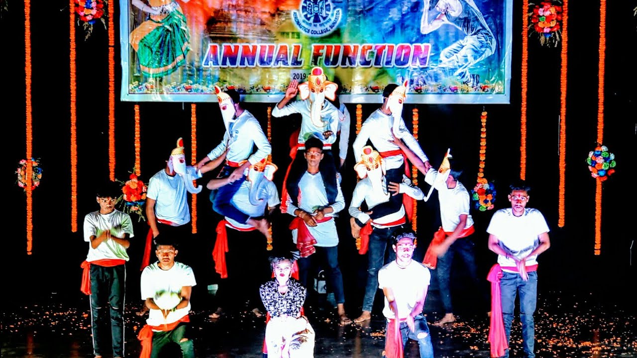 ABCD   shambhu sutaya dance performance   Aeronautics College annual day celebration 2020 