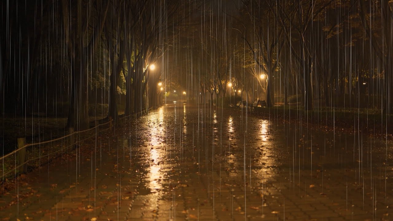 Уютный звук дождя│Лёгкий дождь│Расслабляющий│Успокаивающий│Звуки дождя для сна