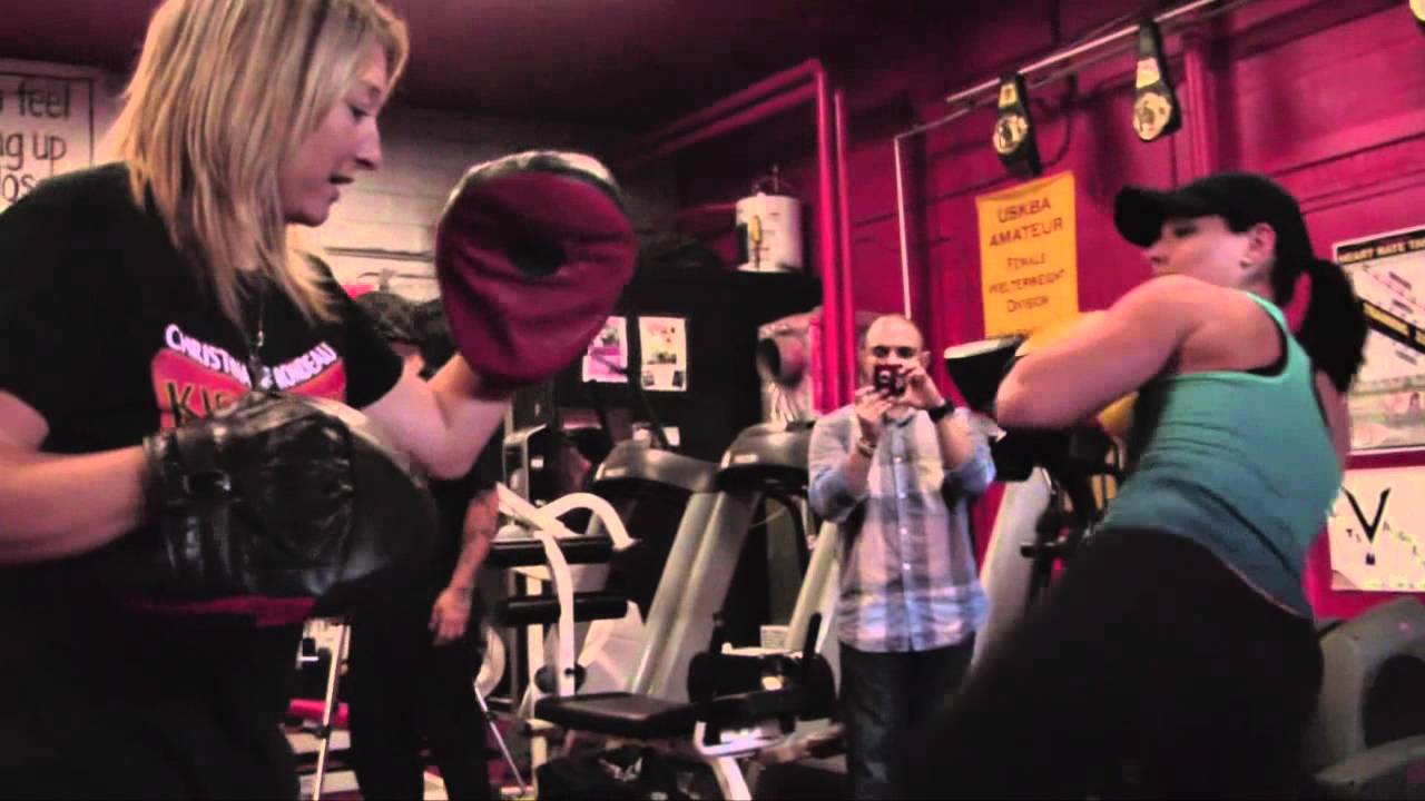 Deanna Cruz from Hot 106's Rise & Grind Morning Show @ Rondeau's Kickboxing!