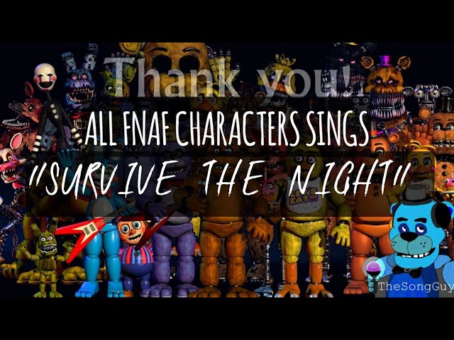 Chica and Golden Freddy singing fnaf 1 song, TheLivingTombstone&me