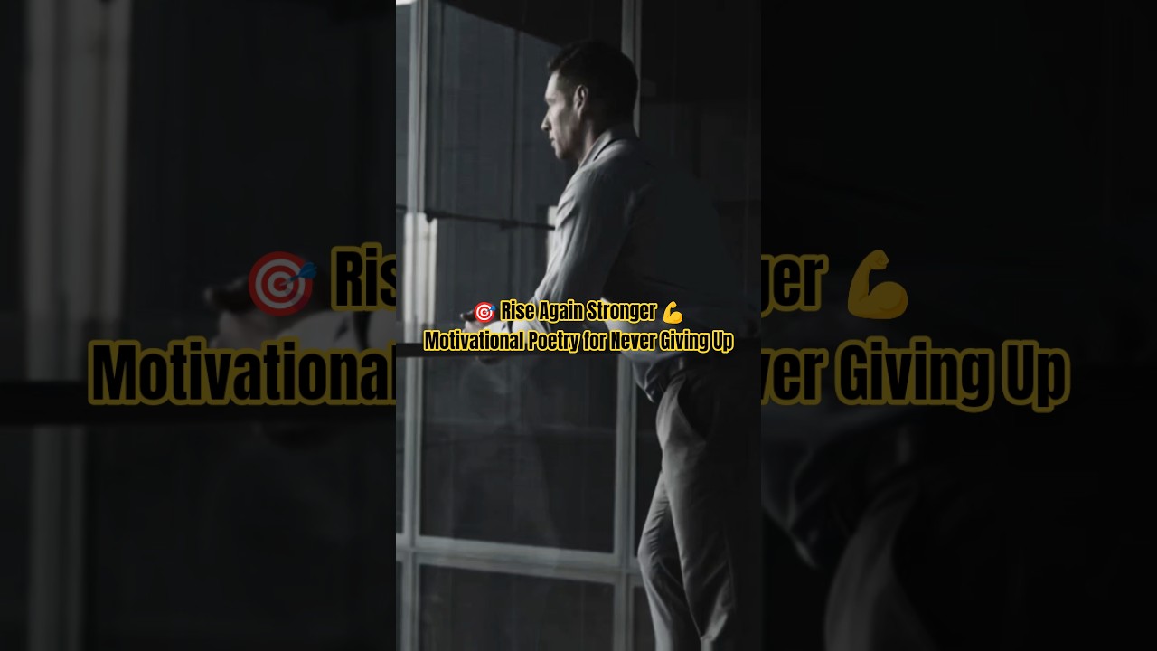 Rise Again Stronger 💪 | Motivational Poetry for Never Giving Up | BoldStep Motivation 