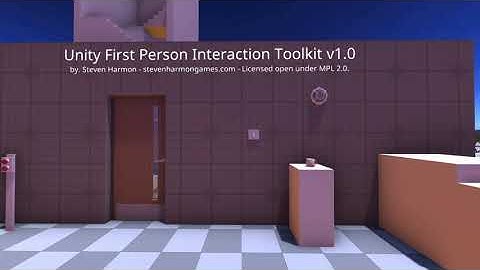 Unity First Person Interaction Toolkit Overview