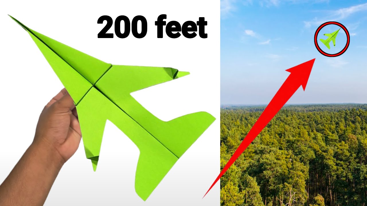 How To Make A Origami Jet Fighter paper Airplane. - YouTube
