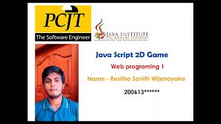Red Hat Boy 2D Games |Java Institute Made By Resitha