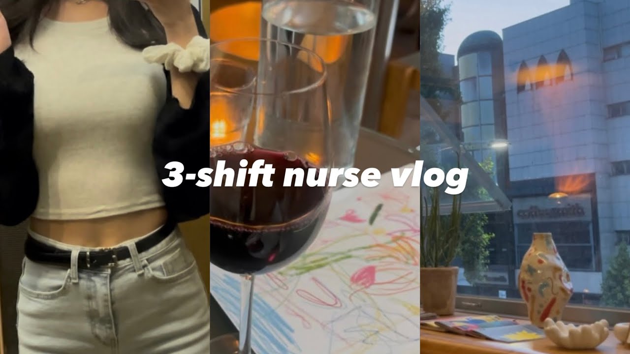 3교대 간호사 브이로그ㅣ데이 이브닝 나이트 다 있는 일주일, 갓생과 걍생 그 사이 어딘가, 이태원 와인바 추천
