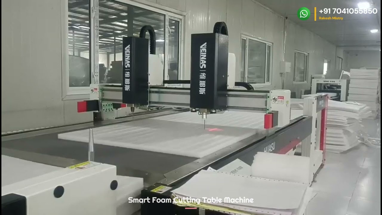 Smart Foam Cutting Table Machine