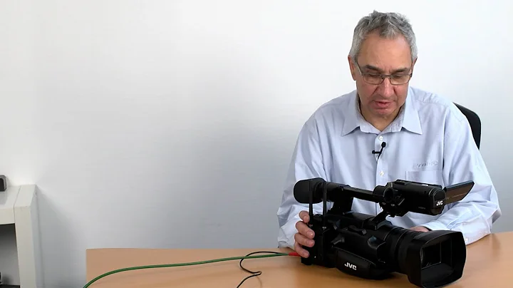 SRT setup procedure for the GY-HC500 and GY-HC550 camcorders