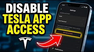 How to disable Tesla app access on iPhone - Easy Tutorial