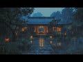 Endless Rain Sounds on a Hanok Roof with Thunder | Cozy Korean Rainstorm for Sleep