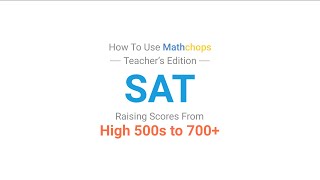 How to improve from high 500s to 700+ on SAT Math