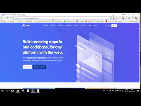 Subindo aplicação para cloud Ionic - Aplicação usando NodeJs, MongoDB e Ionic 3 #17