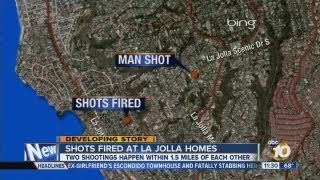 Police investigate two shootiongs in La Jolla Suspect in custody