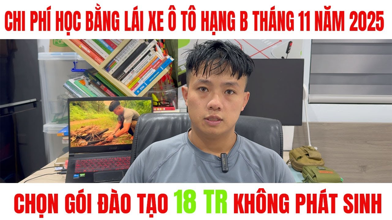 Chi Phí Học Bằng Lái Xe Ô tô Tháng 11 Năm 2025 Chọn Gói Đào Tạo 18 Tr ! - youtube