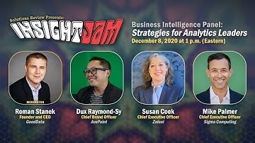 "Strategies for Analytics Leaders" – A Live Panel Discussion on Business Intelligence | #InsightJam