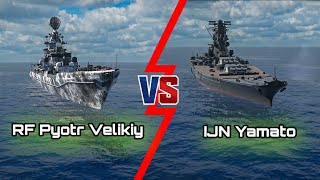 IJN Yamato VS RF Velikiy | 1v1 Custom Match | Modern Warships