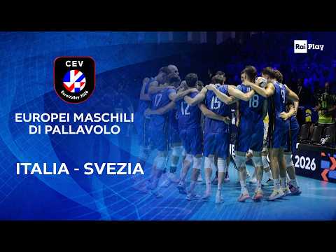 Video Italia - Svezia 3-0: gli Highlights | Europei maschili di Pallavolo 2026