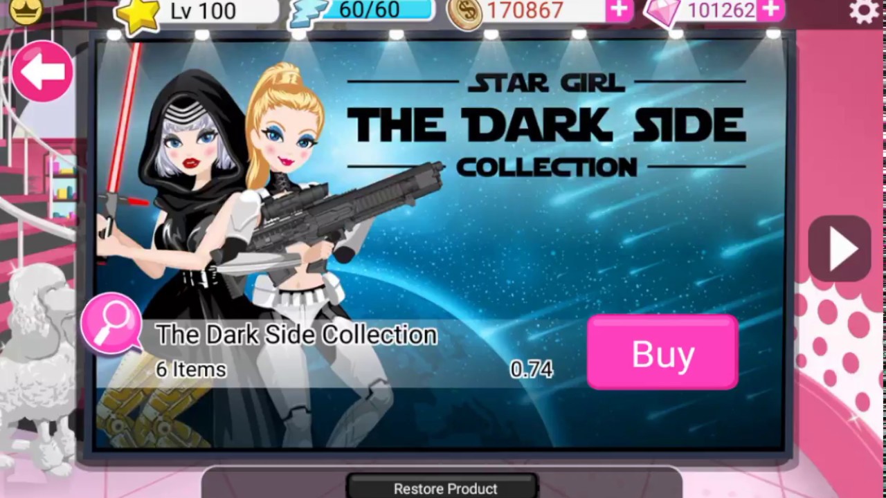 Star girl hack Star dazzle collection