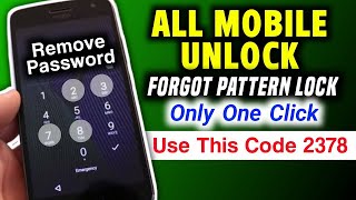 How to unlock Password Pattern lock on Android without losing Data| 2024 certified Method 💥