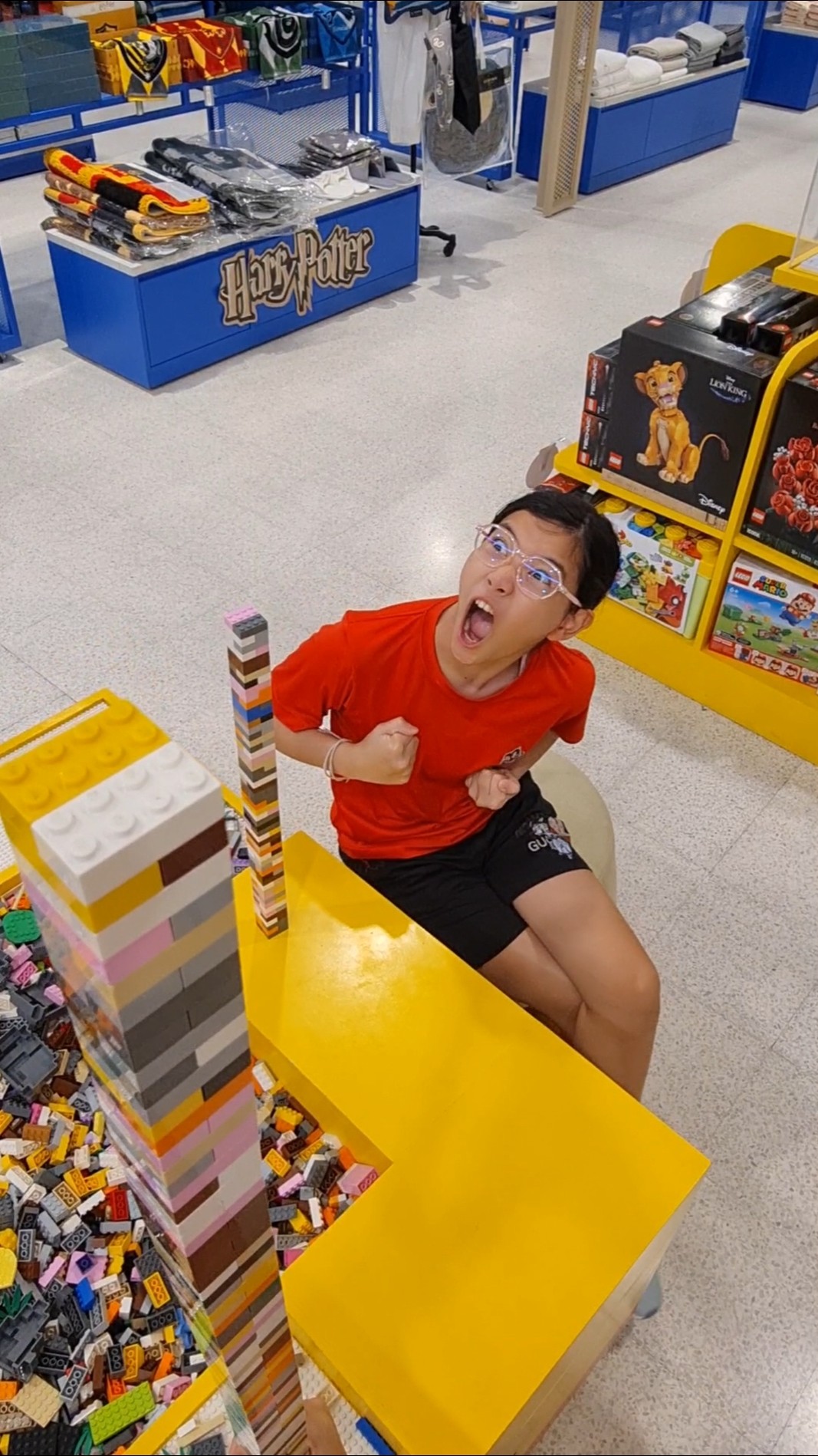 4Funny Kids‼️ and Higher LEGO? Boom Boom  | JJaiPan #Shorts