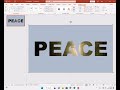 How to insert Picture on Text in PowerPoint l #youtubevideo #viral #youtube #viralvideo #shortvideo