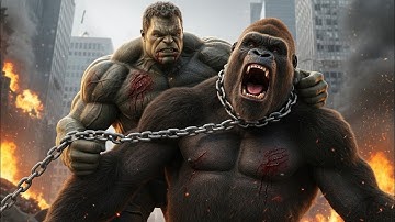 The Most Chaotic Battle: HULK vs KING KONG in the City!