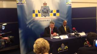 Delaney Brown murder: DCI Steve Collin and Delaney Brown Senior press conference