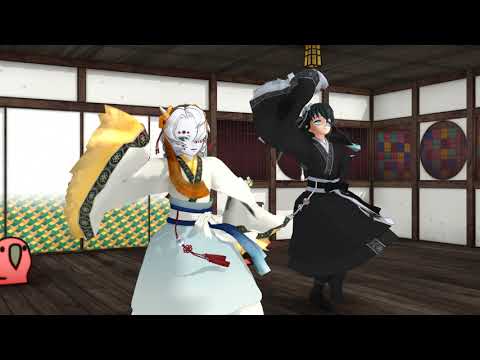 【鬼滅の刃MMD】無一郎くんと累くんで炉心融解　※お着替え注意