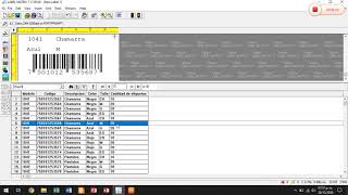 Insertar una base de datos en Label Matrix para diseñar una etiqueta con ella.