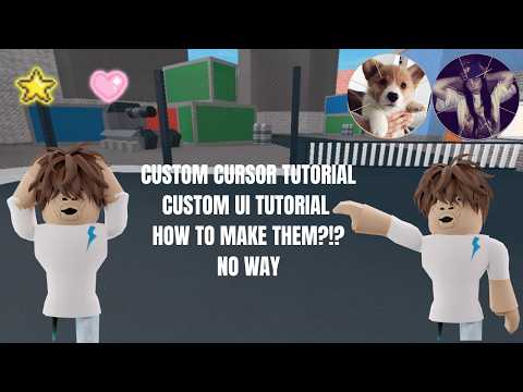 HOW TO MAKE CUSTOM ROBLOX UI AND CURSORS!!