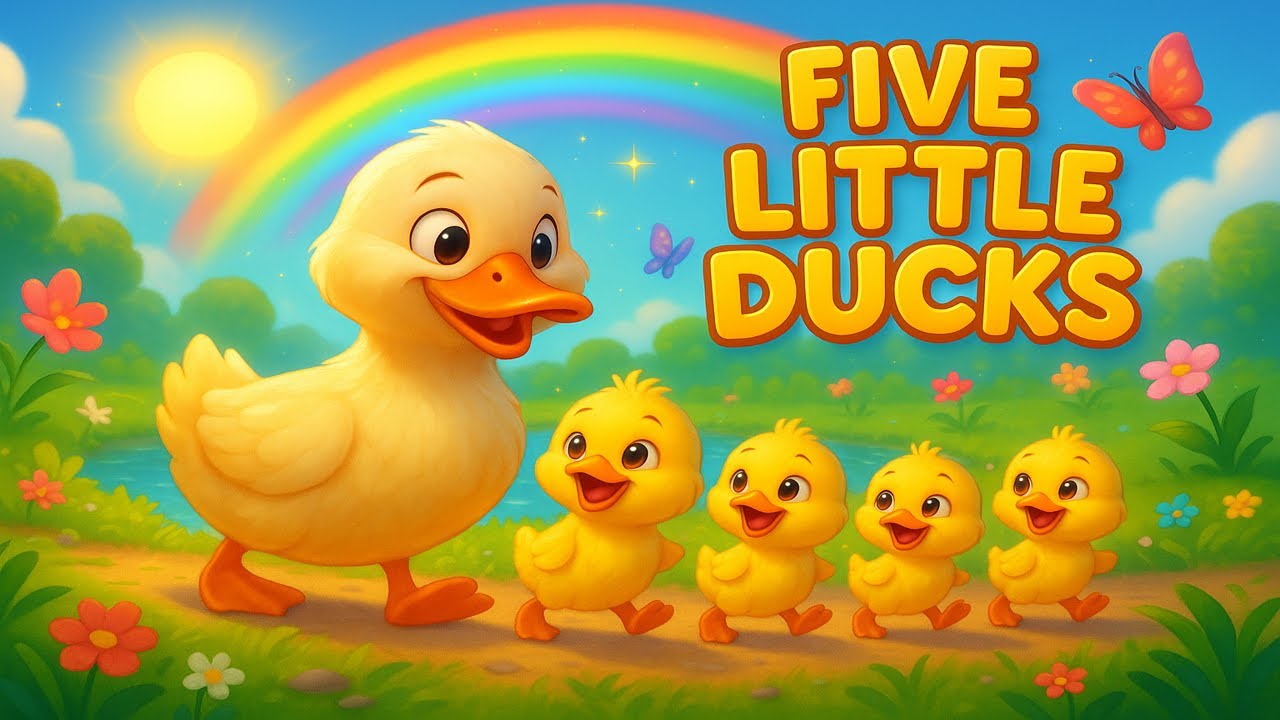 Five Little Ducks | Freeze Dance Brain Break! Move & Count for Kids