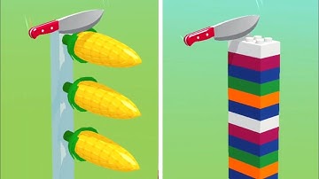 Slice It All Gameplay! Satisfying and Relaxing ASMR Slicing Video