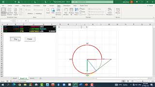how to use Microsoft excel for trigonometry graphics||Microsoft excel|| screenshot 5