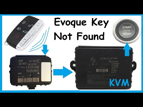 Range Rover Evoque Key Not Found / KVM module repair / Keyfob Testing & Debug