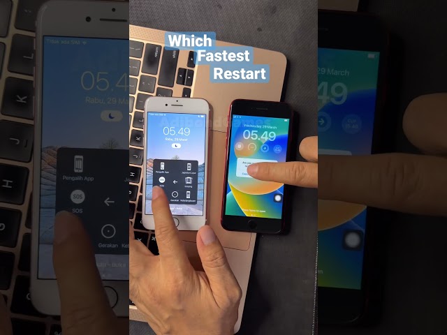 Comparison iPhone 7 vs iPhone 8 - Which Fastest Restart ?