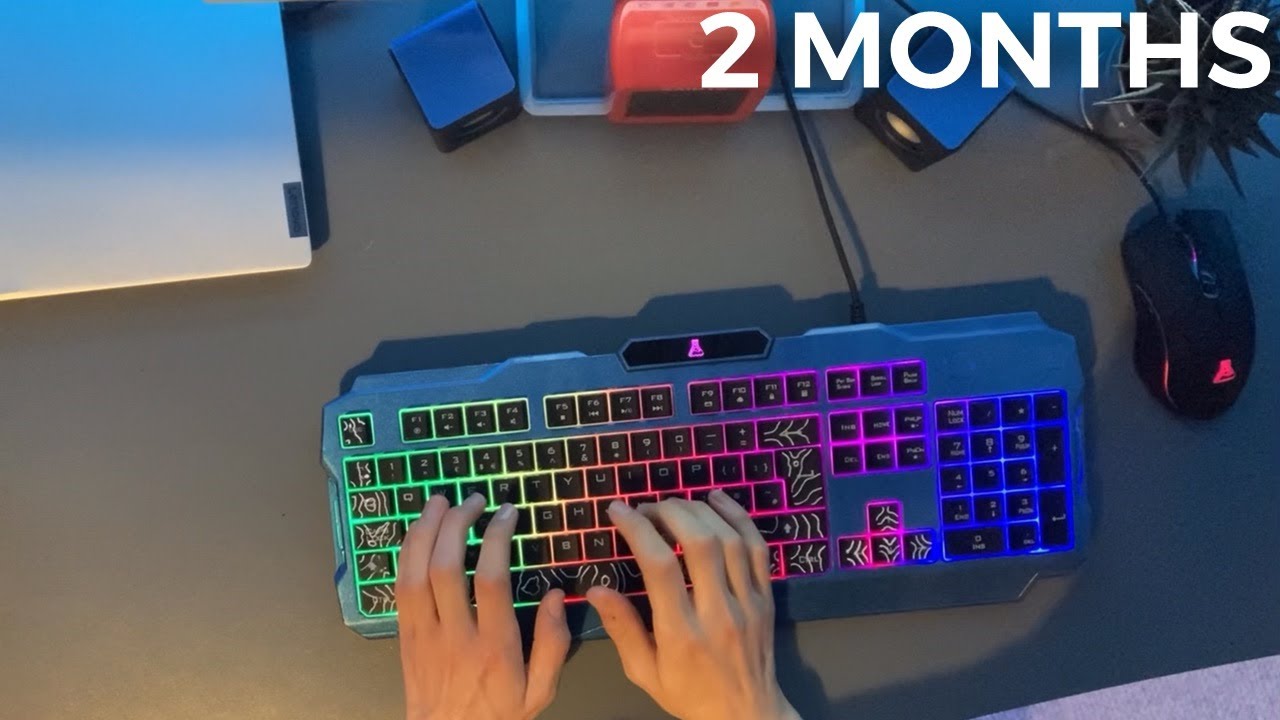 WPM Test After 2 Months of Learning Touch Typing (BIG Improvement ...