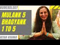 NUMEROLOGY UPAYE, LUCKY NO, COLOUR, CAREER FOR MULANK 5 - BHAGYANK 1 to 5