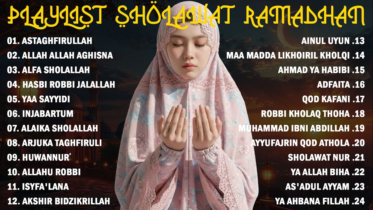 PLAYLIST SHOLAWAT RAMADHAN 2026 - SHOLAWAT NABI TERBARU 2026  SHOLAWAT VIRAL PALING BANYAK DICARI