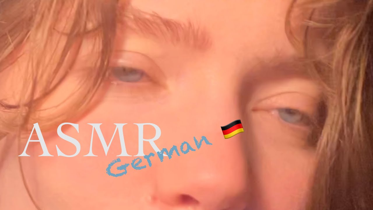 ASMR: trigger words soft whispered in German for tingles and good night sleep 👒