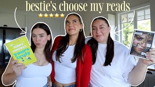 letting my besties pick my reads for the week!  spoiler free reading vlog