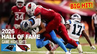 Carolina Panthers vs Arizona Cardinals | Game Highlights | NFL Hall of Fame Game 2026