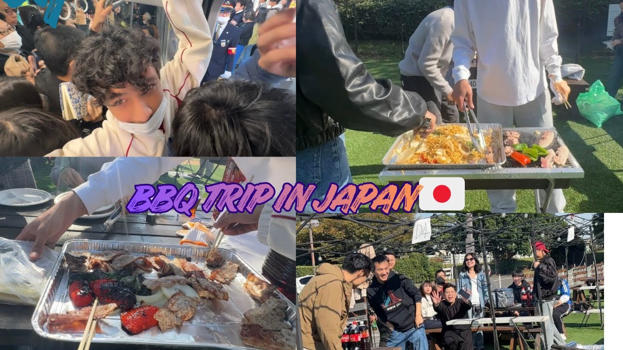  “BBQ Day in Japan 🇯🇵 | Crowded Train but So Much Fun!” 