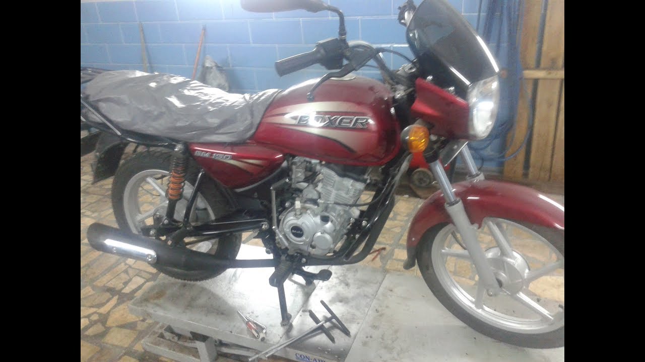 تجهيز موتوسيكل بوكسر باجاج زيرو والصيانة الدورية. - YouTube